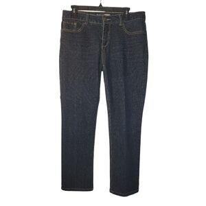 Beau Jeans Petite Straight Leg Jeans, Dark Wash, 12P EUC